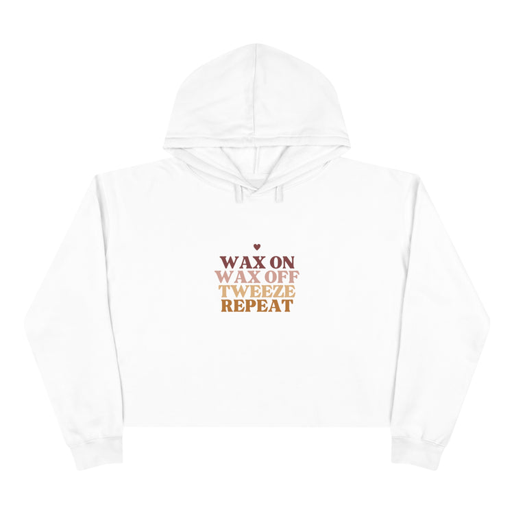 Wax On Wax Off Crop Hoodie