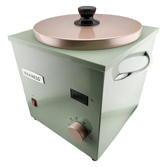 WAXNESS WAX HEATER WN-7700 E SAGE 7.7 LB SPACE SAVER + FREE SILICONE LINER