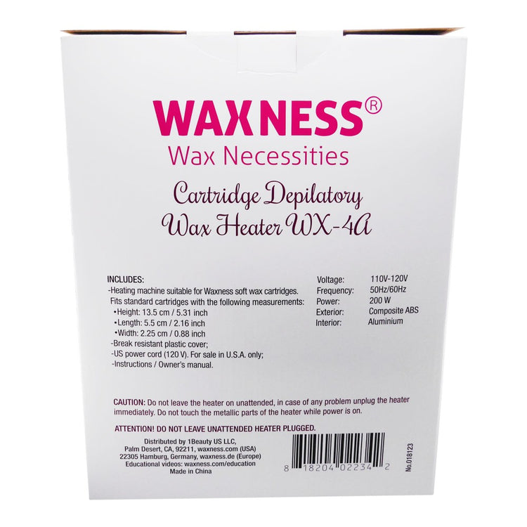 Waxness 4 Cartridge Warmer WX-4A with 4 Free Cartridges