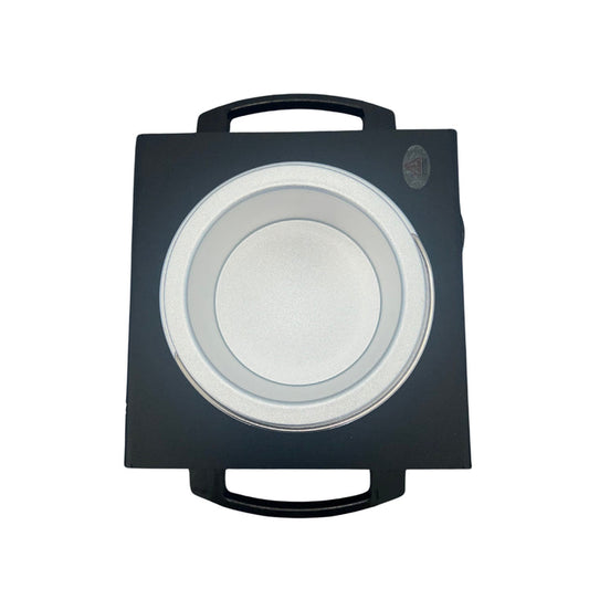 DERMWAX SINGLE 1lb WAX WARMER, BLACK WITH ROSE GOLD LID