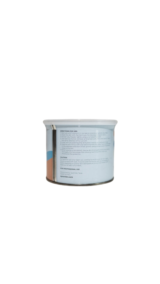 Dermwax Azure Blue Creamy Sensitive Skin Soft Wax, 14oz