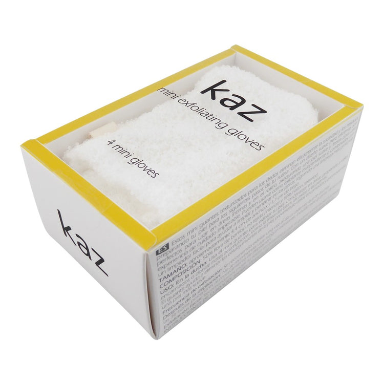 KAZ EXFOLIATING MINI GLOVE 4 PACK