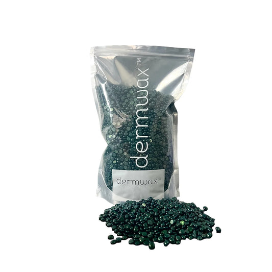 DERMWAX EMERALD OCEAN HARD WAX BEADS