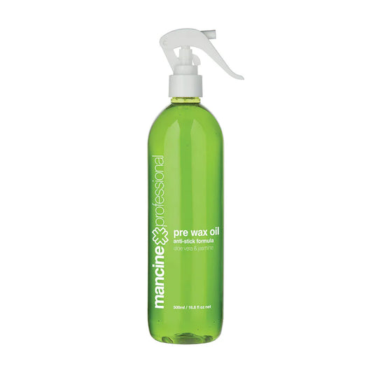 Mancine Pre Wax Oil: Aloe Vera & Jasmine with Pump Top