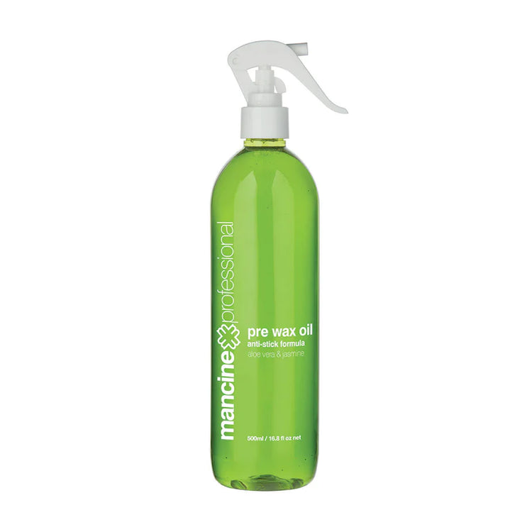 Mancine Pre Wax Oil: Aloe Vera & Jasmine with Pump Top