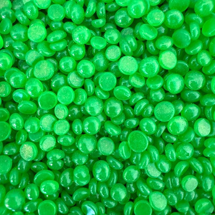DERMWAX ELITE NAKED SPARKLE KIWI HARD WAX BEADS