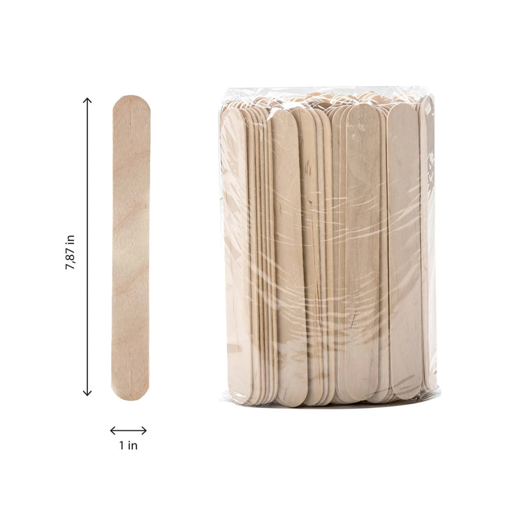 Italwax Wooden Waxing Spatulas 7.87"