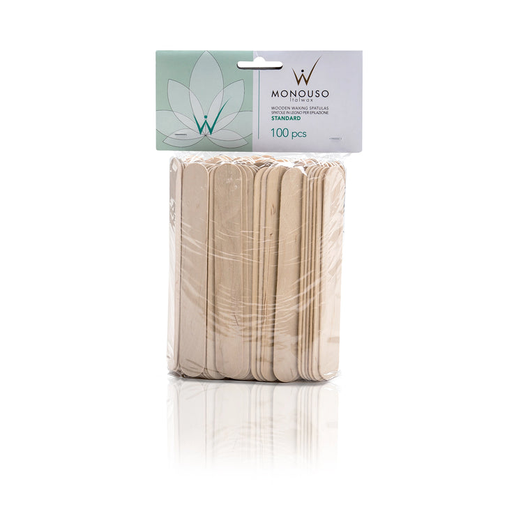 Italwax Wooden Waxing Spatulas 5.5″