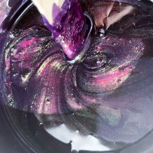 DERMWAX PURPLE GALAXY HARD WAX BEADS
