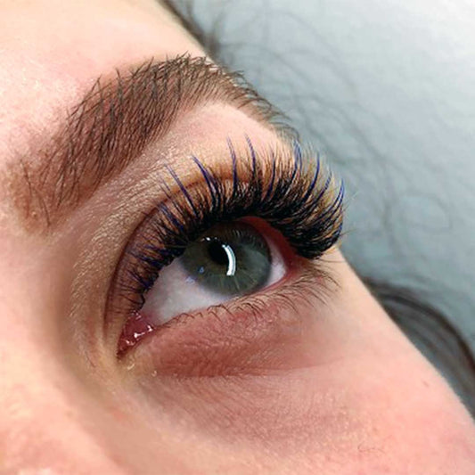 Luxury Blue Volume Lash Extensions