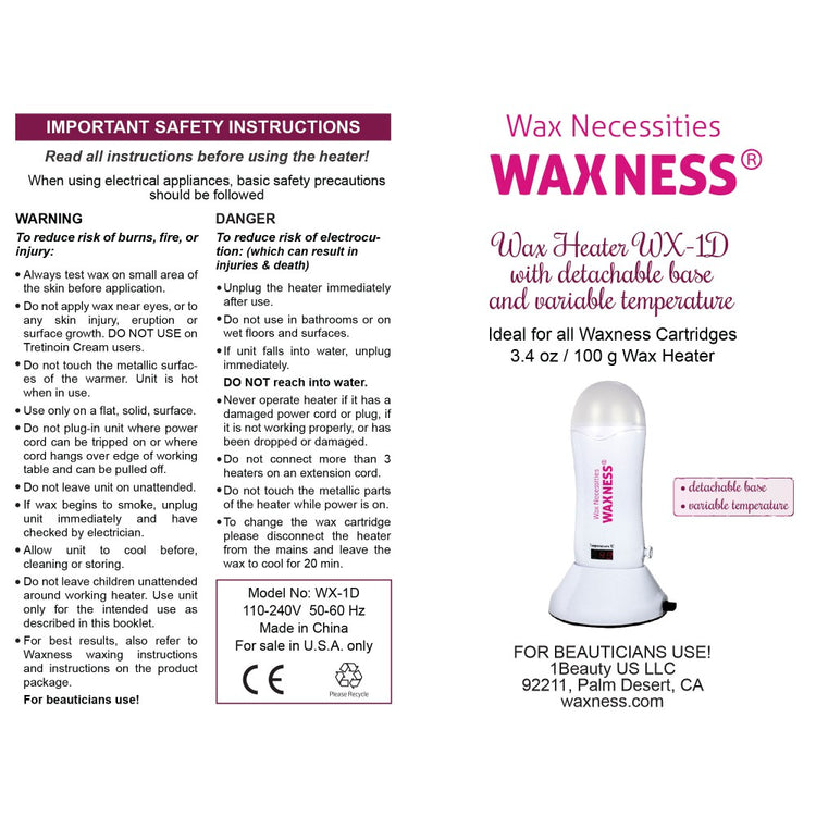 Waxness Digital Cartridge Wax Warmer