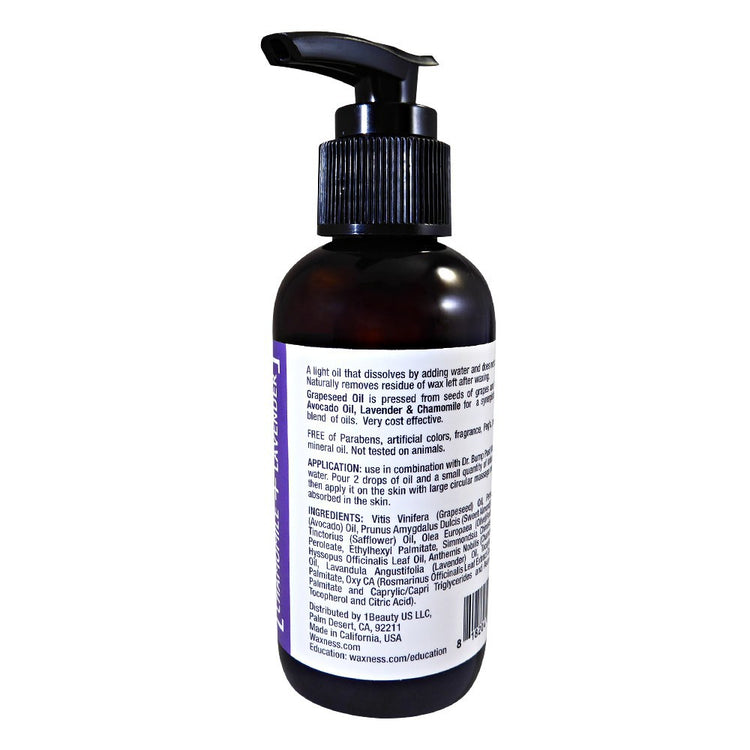 Dr. Bump Hydrophilic Concentrated Non-Clogging Oil with Grapeseed, Avocado Chamomile and Lavender 4 Fl Oz