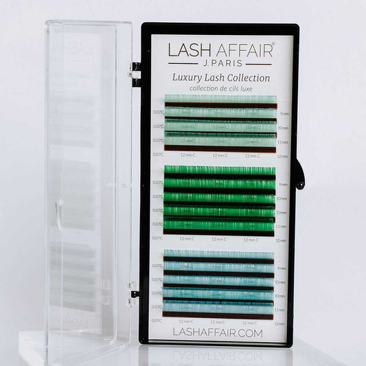 Luxury Green Volume Lash Extensions