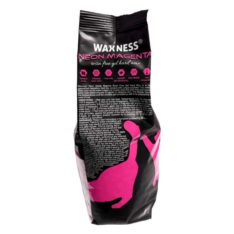 Waxness Neon Series Magenta Rosin Free Gel Hard Wax