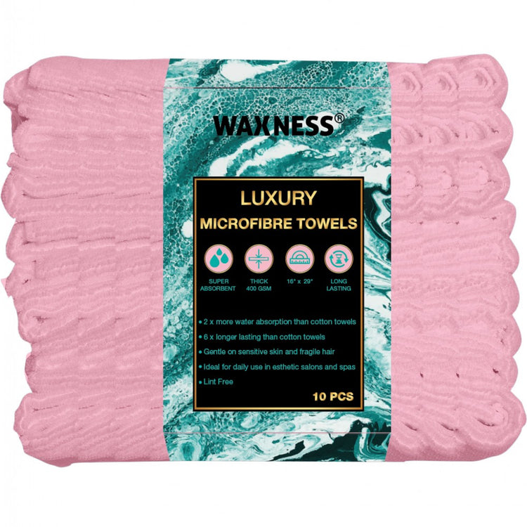 WAXNESS PREMIUM SOFT THICK EXTRA ABSORBENT MICROFIBER COSMETIC TOWEL 16” X 29”