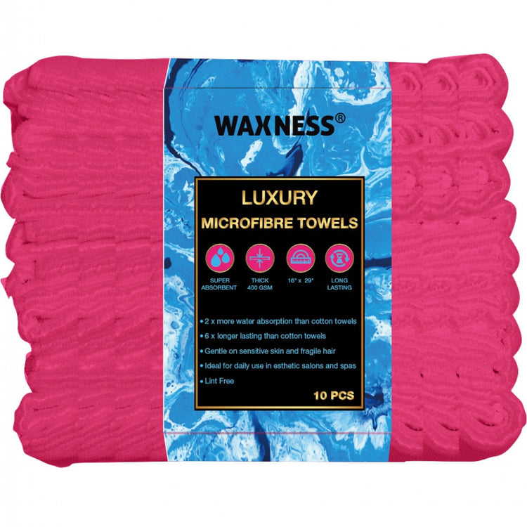 WAXNESS PREMIUM SOFT THICK EXTRA ABSORBENT MICROFIBER COSMETIC TOWEL 16” X 29”