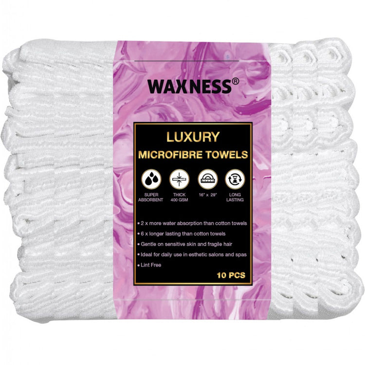 WAXNESS PREMIUM SOFT THICK EXTRA ABSORBENT MICROFIBER COSMETIC TOWEL 16” X 29”