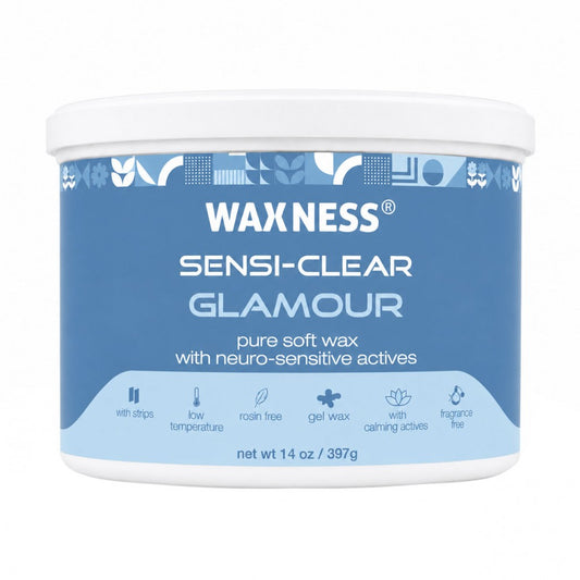 Waxness Sensi Clear Glamour Soft Wax 14 oz