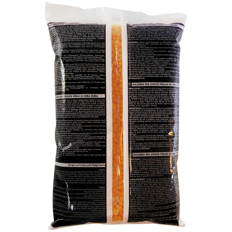 Waxness Spa Choice Rosin Free Multidirectional Hard Wax Mango