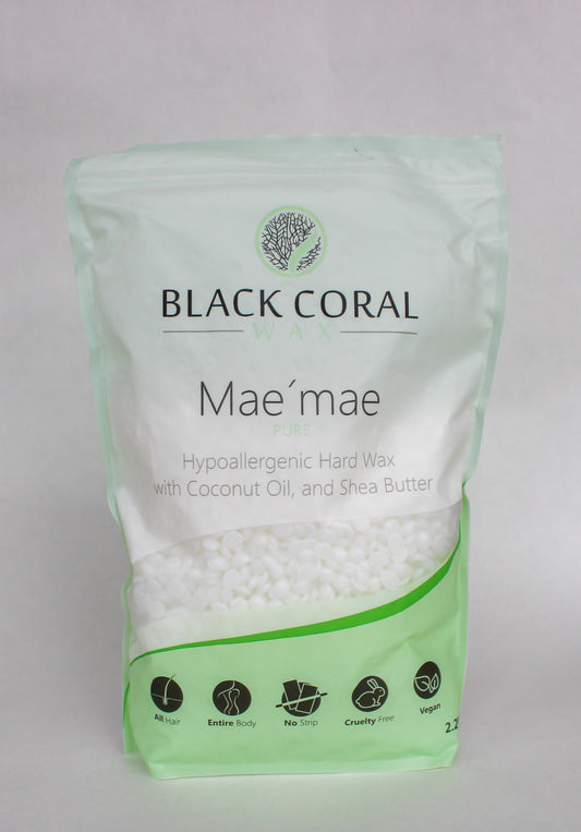 Black Coral Wax - Clear Mae'Mae Hard Wax