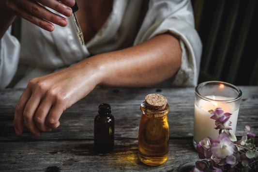 woman's arm waxing