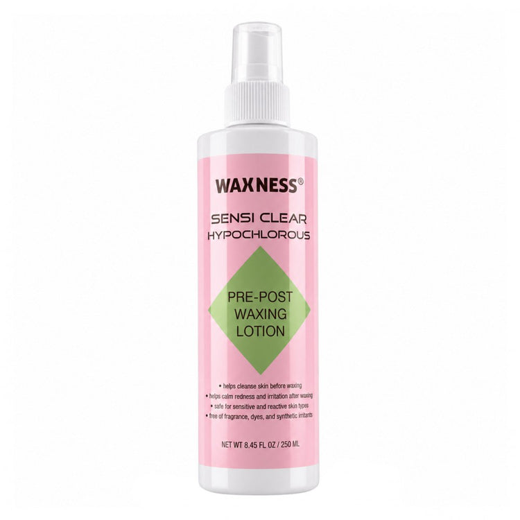 WAXNESS SENSI CLEAR HYPOCHLOROUS PRE-POST WAXING LOTION 8.45 FL OZ / 250 ML