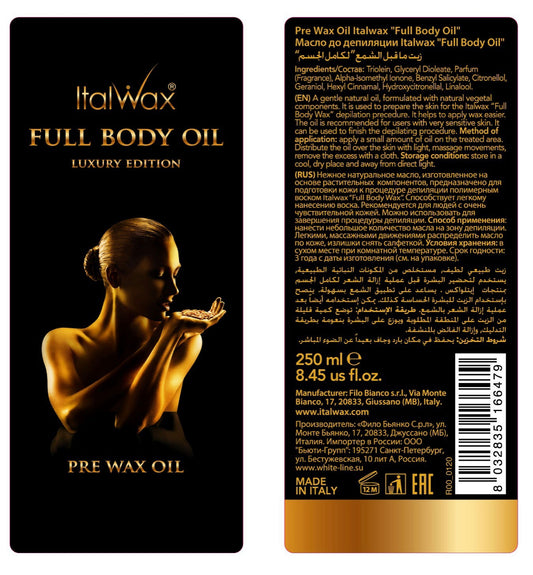 Italwax Full Body Oil