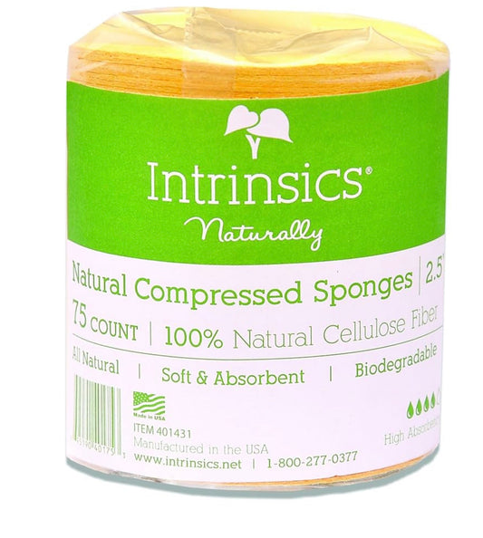 Intrinsics Natural Compressed Sponges