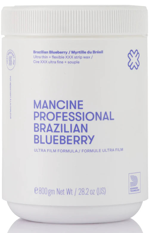 Mancine Strip Wax: Brazilian Blueberry