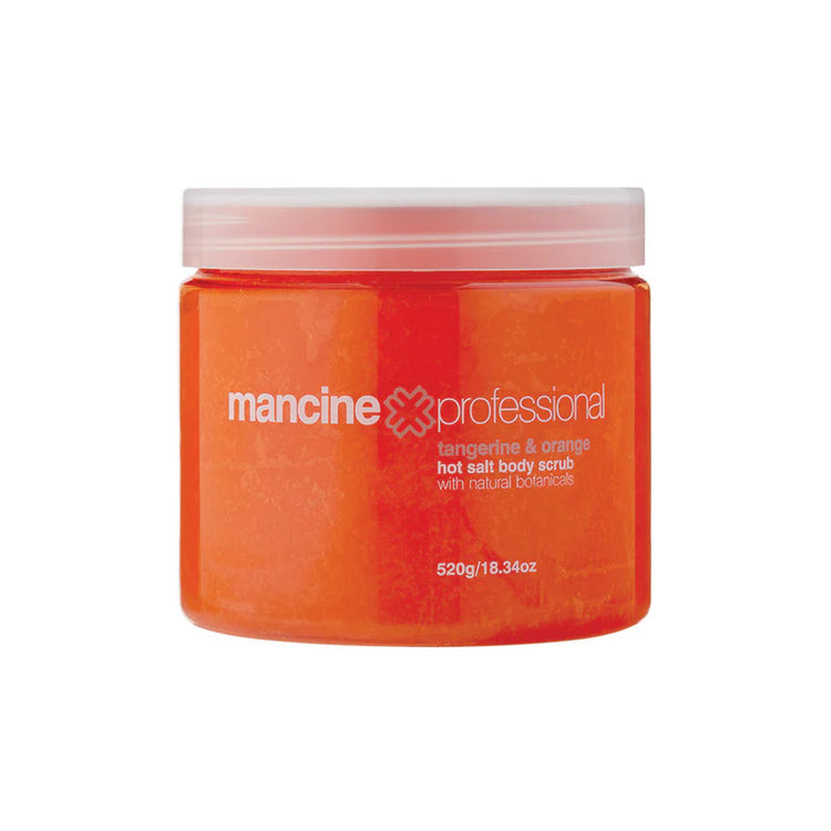 Mancine Hot Salt Body Scrub: Tangerine & Orange