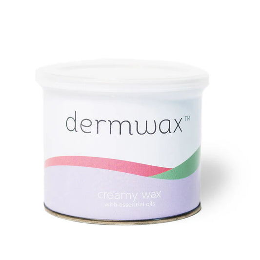Dermwax Lemon Essential Oil Pink Metallic Soft Wax, 14 oz