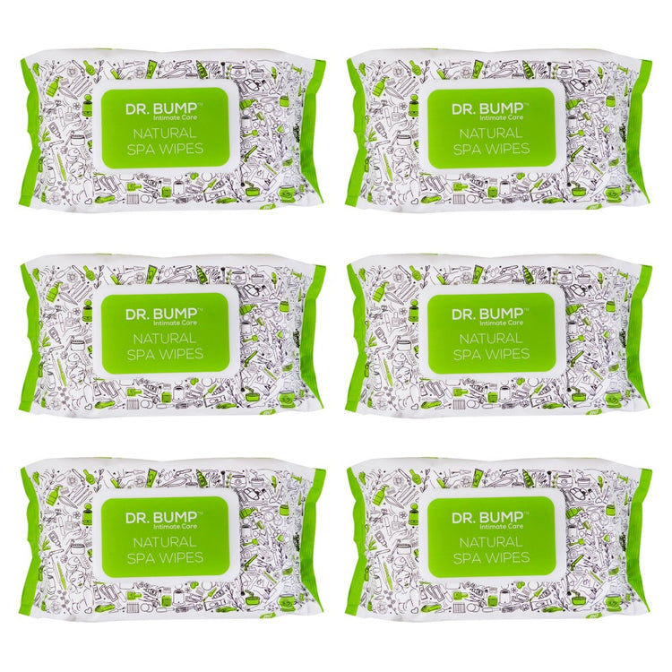 Dr. Bump Intimate Care Natural Spa Wipes with Tea Tree and Manuka Honey