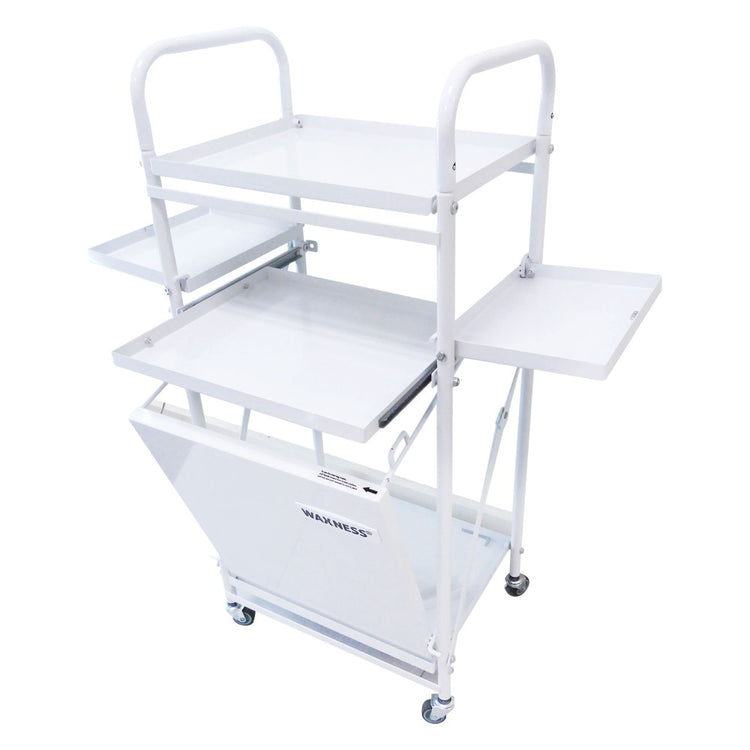 Waxness Foldable Waxing Trolley Fully Equipped with Warmer and Supplies