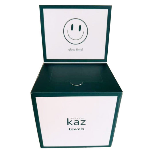 Kaz Professional Dual Side Face Towels with Magnetic Top 50 ct, XL Size 11.8" X 9.8"
