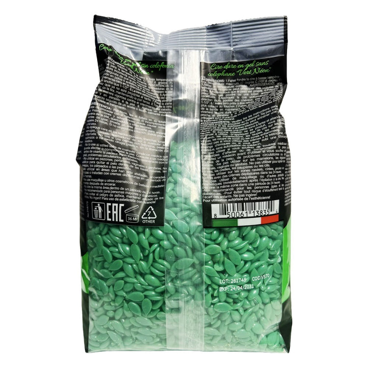 Waxness Neon Series Green Rosin Free Gel Hard Wax