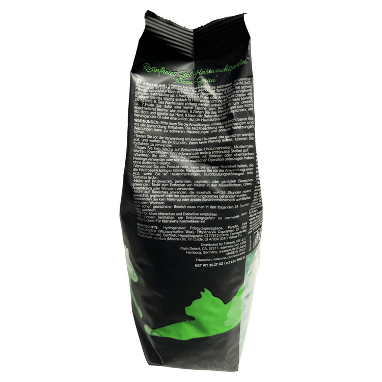 Waxness Neon Series Green Rosin Free Gel Hard Wax