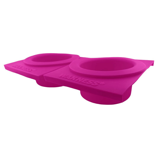 Waxness Non Stick Square Easy Clean Silicone Bowl Pink – 1 lb for Double Warmers 5002 Pack of 2