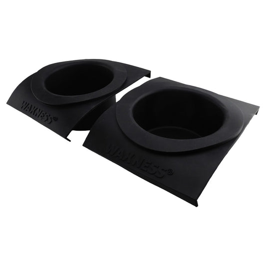 Waxness Non Stick Square Easy Clean Silicone Liners Black – 1 lb for Double Warmers WN-5002 Pack of 2