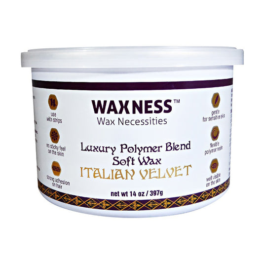Waxness Polymer Blend Luxury Italian Velvet Soft Wax Tin 14 oz