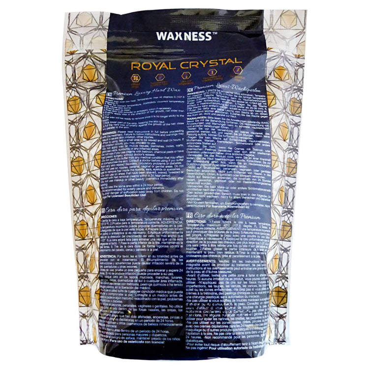 Waxness Royal Crystal Premium Luxury Hard Wax 1.65 LB / 26.25 OZ