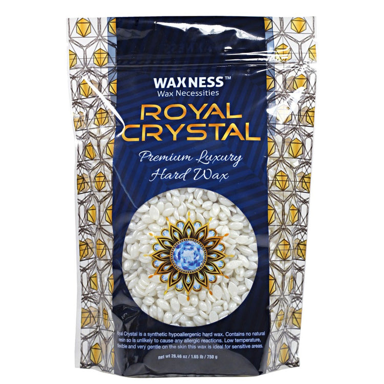 Waxness Royal Crystal Premium Luxury Hard Wax 1.65 LB / 26.25 OZ