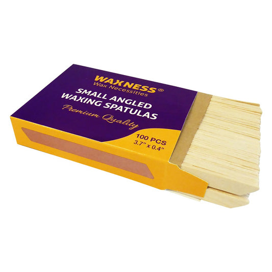 Waxness Small Waxing Wooden Angled Spatula Applicator