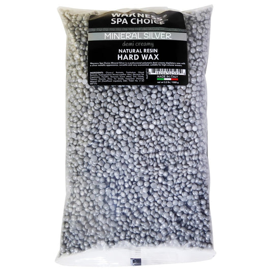 Waxness Spa Choice Mineral Silver Demi Creamy Hard Wax Beads
