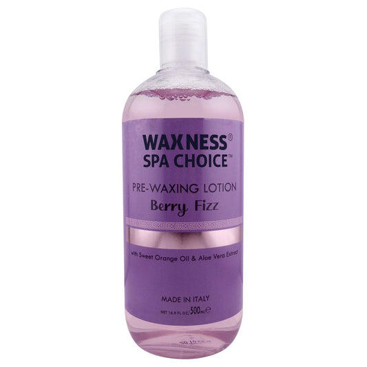 Waxness Spa Choice Pre Waxing Lotion Berry Fizz 16.9 fl oz / 500 ml