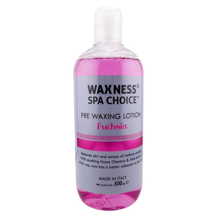 WAXNESS SPA CHOICE PRE WAXING LOTION FUCHSIA SWEET BERRIES 16.9 FL OZ