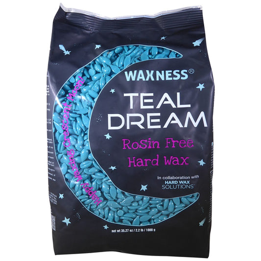 Waxness Teal Dream Rosin Free Sparkly Hard Wax