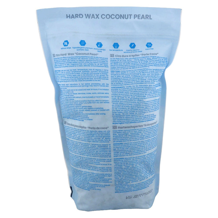 Waxness WaxUSA Coconut Pearl Hard Wax Beads 2.42 lb / 1.1 kg