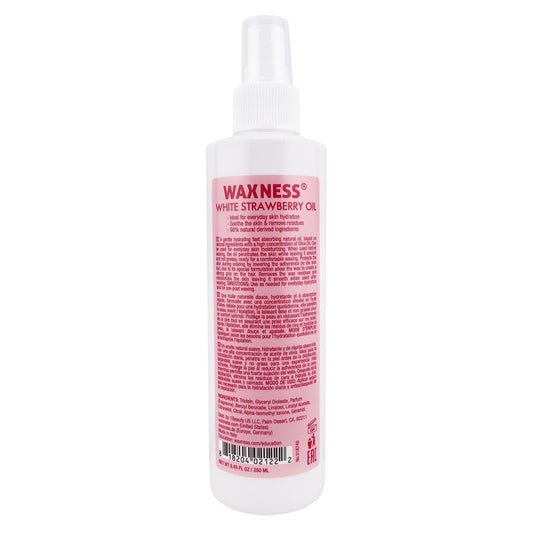 Waxness White Strawberry Waxing and Every Day Use Hydrating Oil 8.45 fl oz / 250 ml