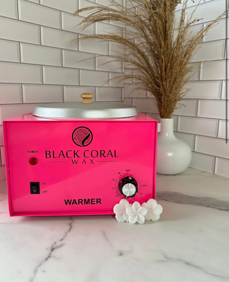 5lb Wax Warmer Efficient Waxing in Pink, Black, Light Blue, and White